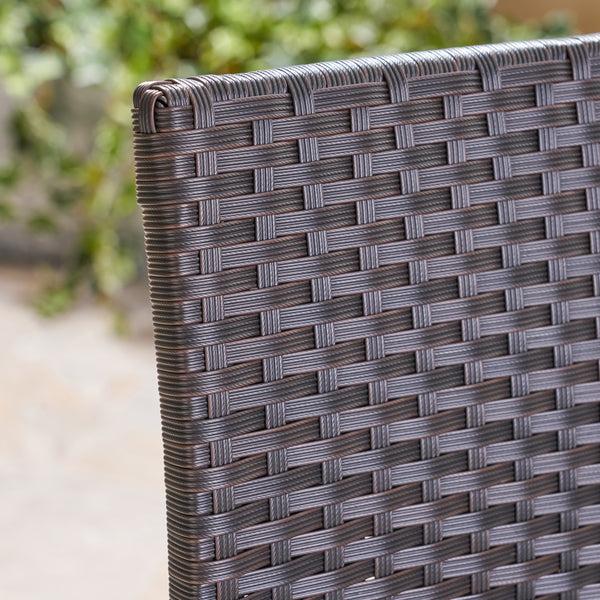Gdf Studio Kelly Outdoor Wicker 30-Inch Barstools