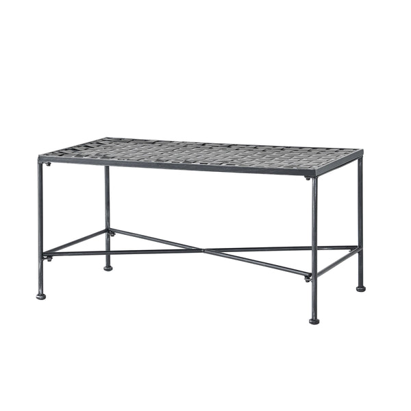 gdf studio Kent Outdoor Black Iron Coffee Table