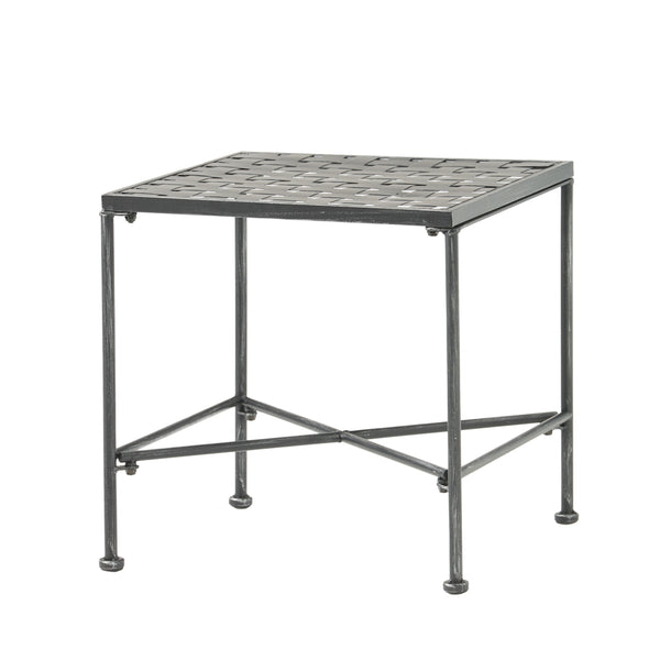 gdf studio Kent Outdoor Black Iron Side Table