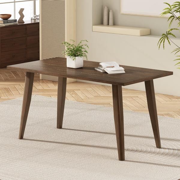 gdf studio Kina Rubberwood 6-Seater Dining Table