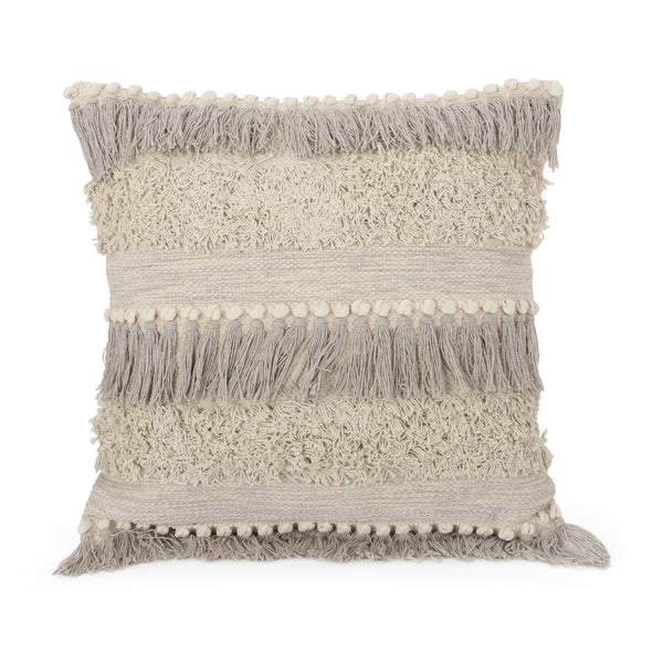 Gdf Studio Klaira Hand-Loomed Boho Throw Pillow