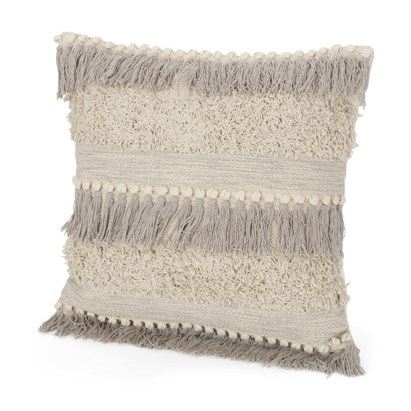 Gdf Studio Klaira Hand-Loomed Boho Throw Pillow