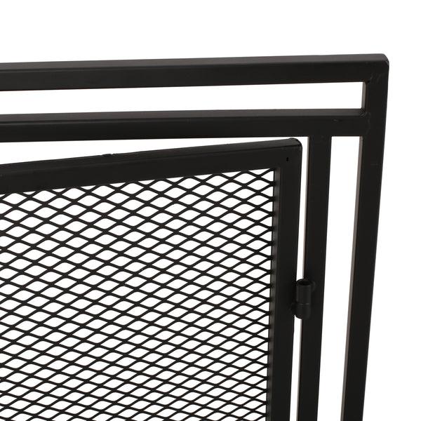 Gdf Studio Kolten Modern Iron Fireplace Screen