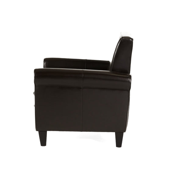 Gdf Studio Larkspur Leather Club Chair