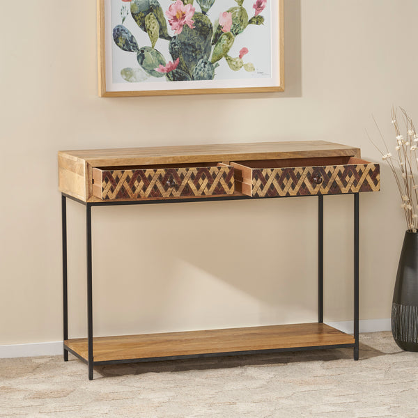 Gdf Studio Laylonie Boho Console Table