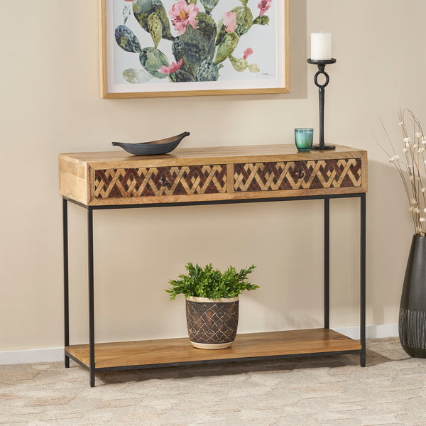gdf studio Laylonie Boho Console Table