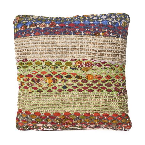 gdf studio Layson Handcrafted Boho Fabric Pillow