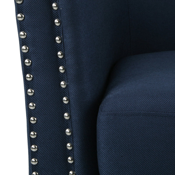 Gdf Studio Leily Contemporary Fabric Swivel Chair