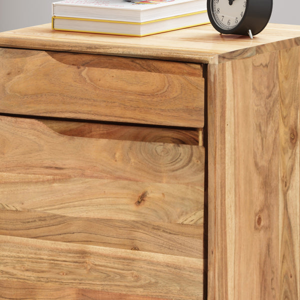 Gdf Studio Letitia Modern Acacia Wood Side Table