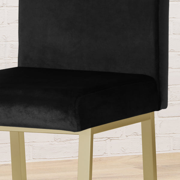 Gdf Studio Lexi Modern Velvet Barstools (Set Of 2)