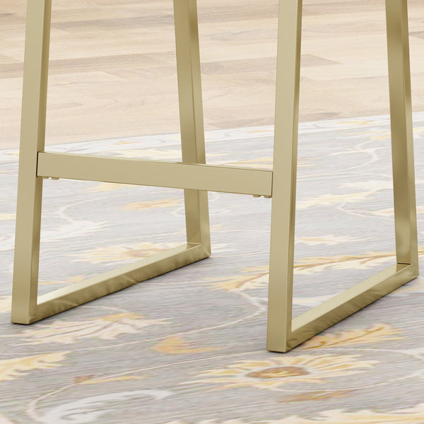 Gdf Studio Lexi Modern Velvet Barstools (Set Of 2)