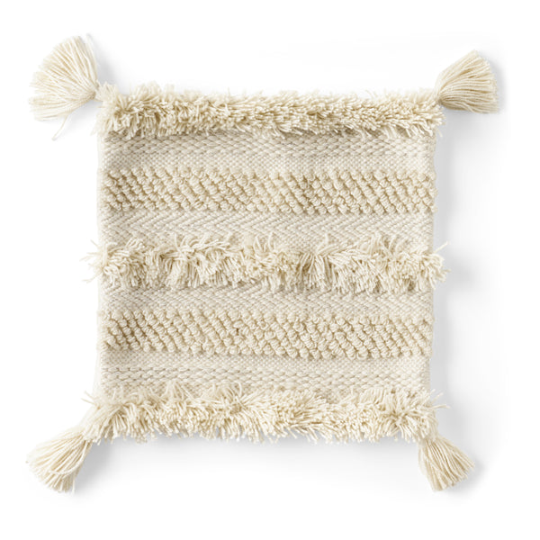 Gdf Studio Linda Boho Yarn And Cotton Throw Pillow