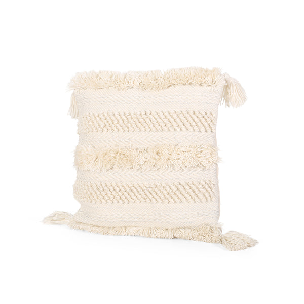 Gdf Studio Linda Boho Yarn And Cotton Throw Pillow