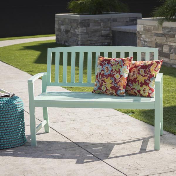 Gdf Studio Lola Outdoor Acacia Wood Bench