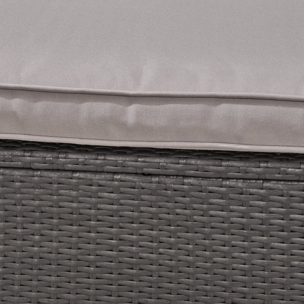 Gdf Studio Lucia Outdoor 7 Seater Wicker Chat Set