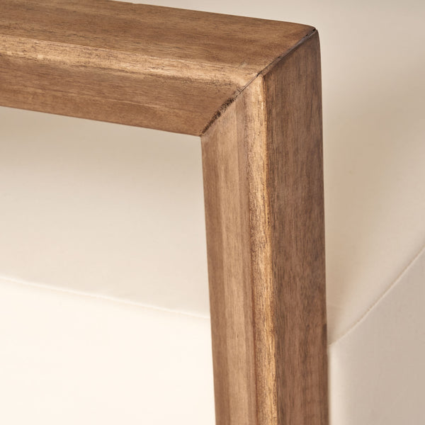 Gdf Studio Lucia Outdoor Acacia Wood Club Chair