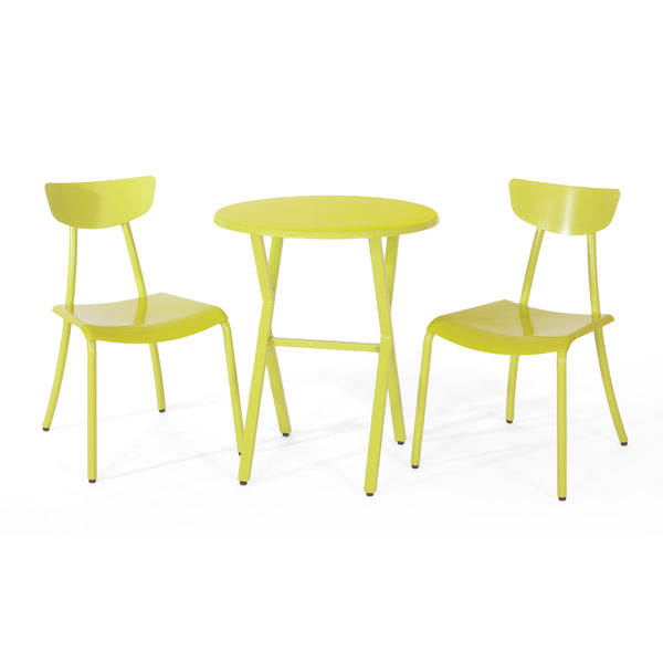 gdf studio Lucy Outdoor Iron Bistro Set