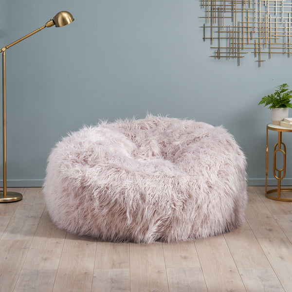 Gdf Studio Lycus Faux Fur Bean Bag Chair