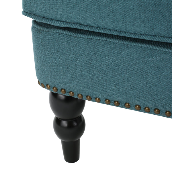 Gdf Studio Madene Tufted Back Fabric Club Chair