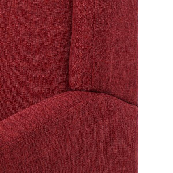 Gdf Studio Maeve Red Fabric Accent Chair