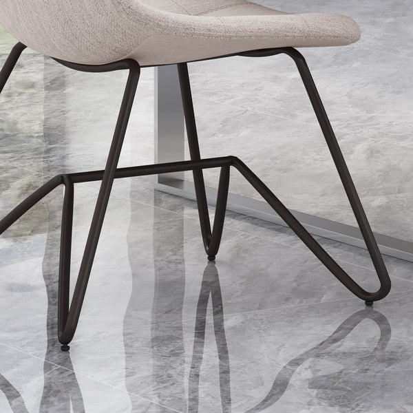 Gdf Studio Mailee Fabric Dining Chair (Set Of 2)