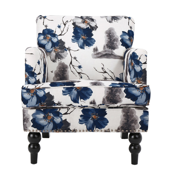 gdf studio Manon Floral Print Fabric Club Chair