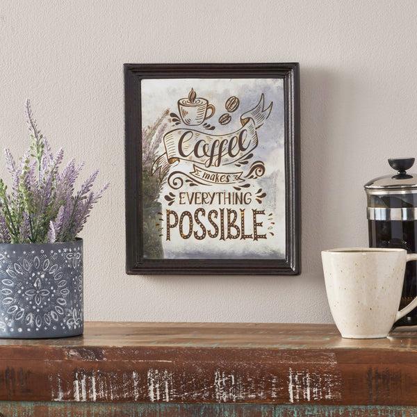 Gdf Studio Maria Inspirational Coffee Wall Art