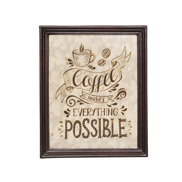 gdf studio Maria Inspirational Coffee Wall Art