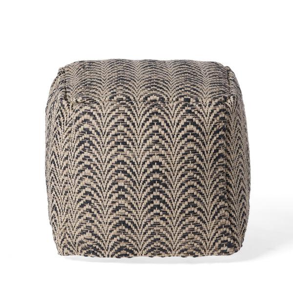 gdf studio Marko Boho Fabric Cube Pouf