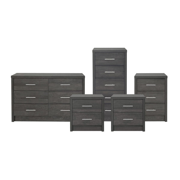 Gdf Studio Marlette Modern 5 Piece Bedroom Set