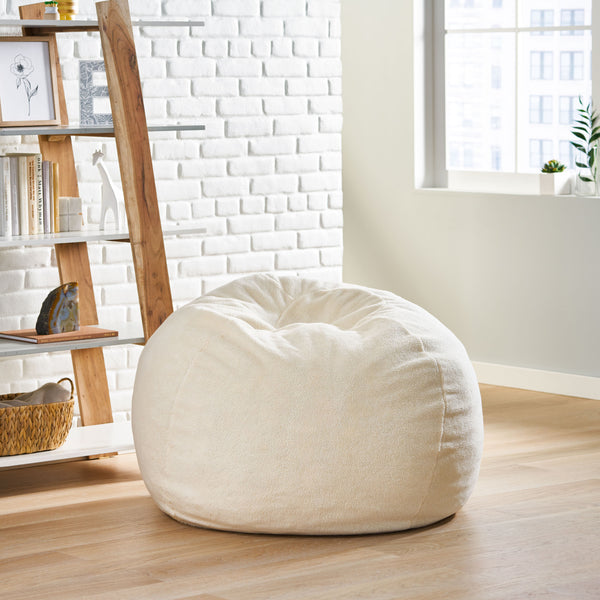 gdf studio McCoy Modern 3 Foot Shearling Bean Bag
