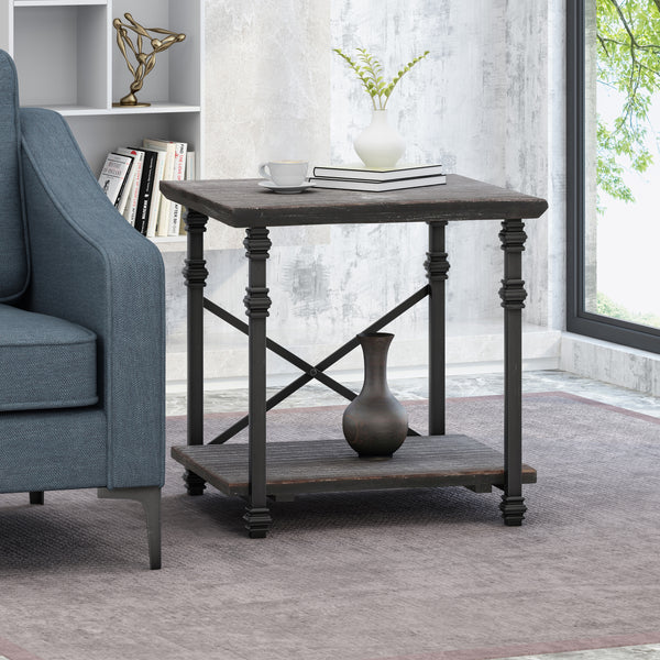 gdf studio Mckynna Modern Industrial End Table