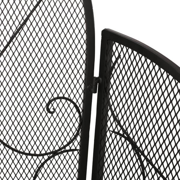 Gdf Studio Melik Modern Iron Fireplace Screen