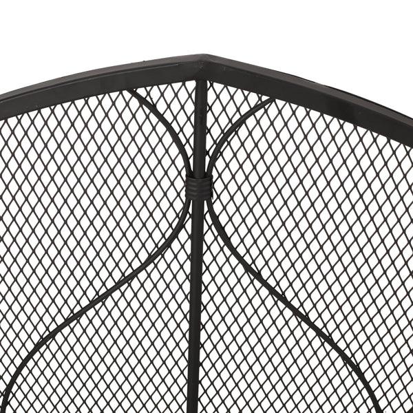 Gdf Studio Melik Modern Iron Fireplace Screen