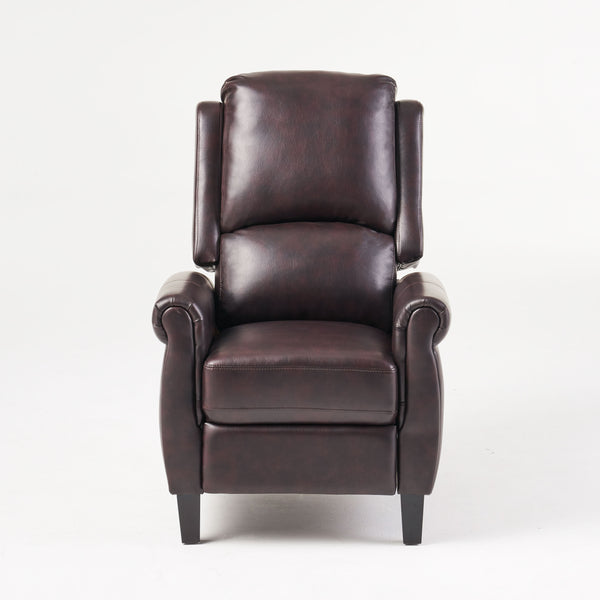 gdf studio Memphis PU Leather Recliner Club Chair