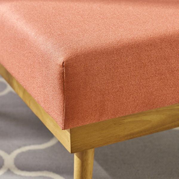 Gdf Studio Merced Mid Century Fabric Ottoman