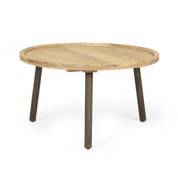 gdf studio Merry Round Mango Wood Coffee Table