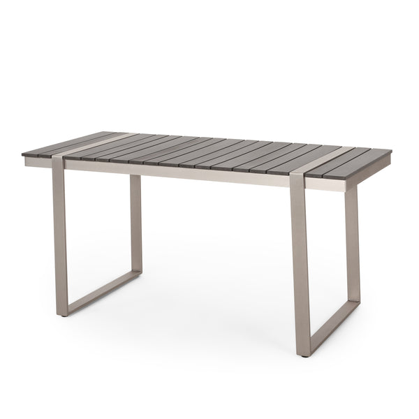 Gdf Studio Mora Outdoor Aluminum Dining Table