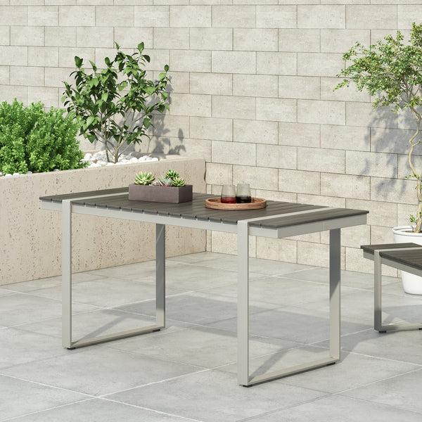 gdf studio Mora Outdoor Aluminum Dining Table