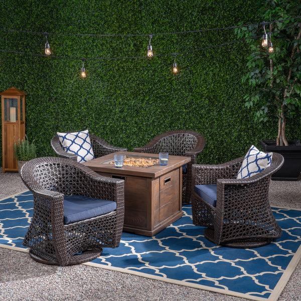 gdf studio Muraco Patio Fire Pit Set