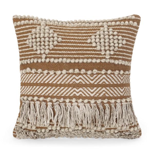 Gdf Studio Nahyla Macrame Boho Throw Pillow