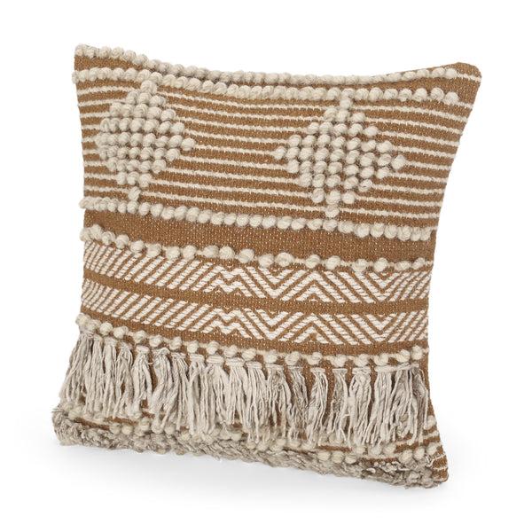 Gdf Studio Nahyla Macrame Boho Throw Pillow
