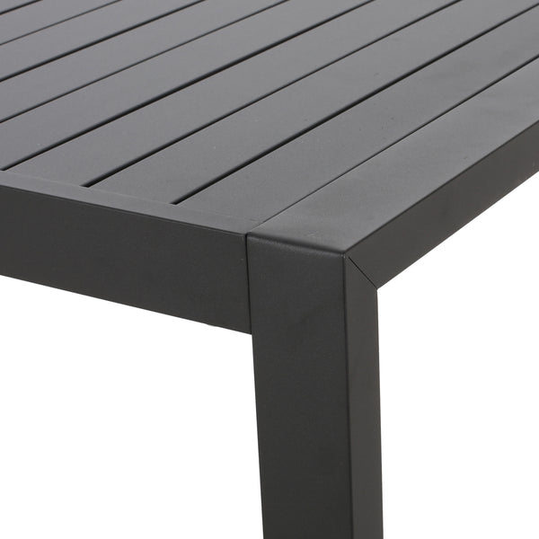 Gdf Studio Nealie Outdoor Aluminum Dining Table