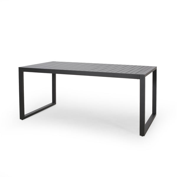 gdf studio Nealie Outdoor Aluminum Dining Table