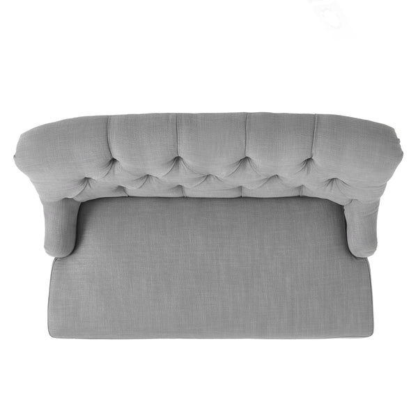 Gdf Studio Nicoletta Fabric Settee Loveseat