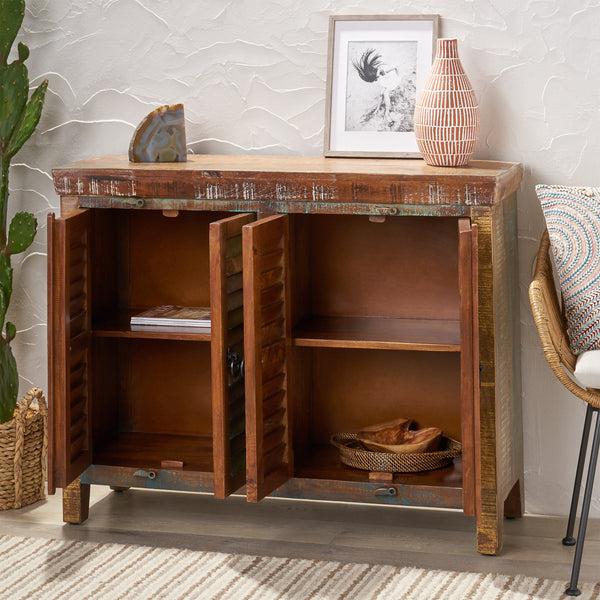 Gdf Studio Niel Recycled Wood Cabinet