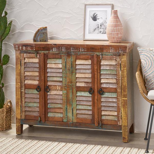 Gdf Studio Niel Recycled Wood Cabinet