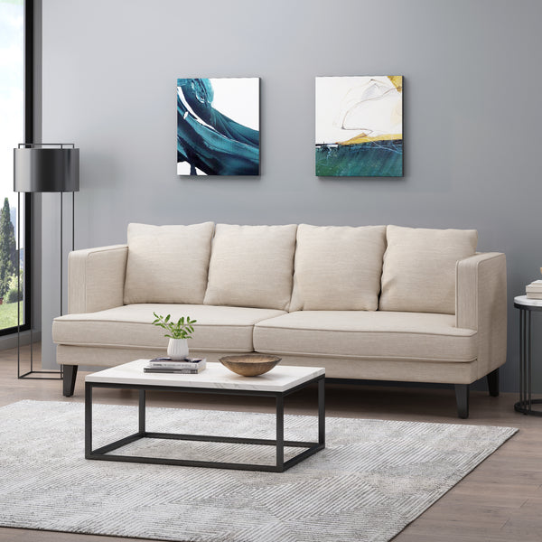 gdf studio Nimsi Contemporary 3 Seater Fabric Sofa