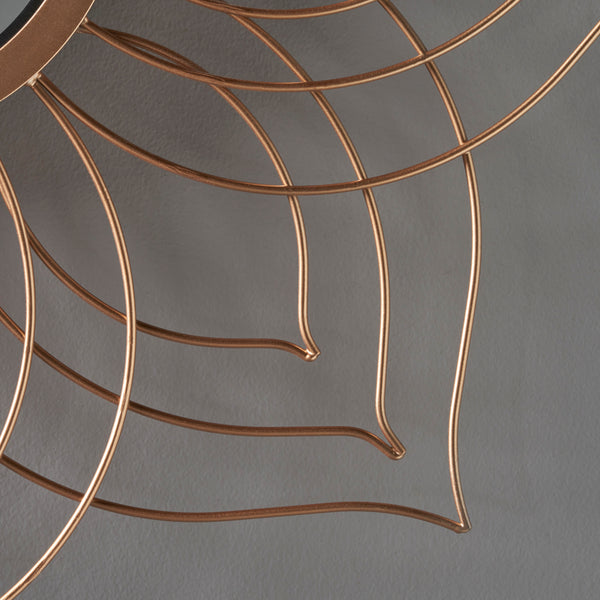 Gdf Studio Ophelia Floral Finished Wall Mirror