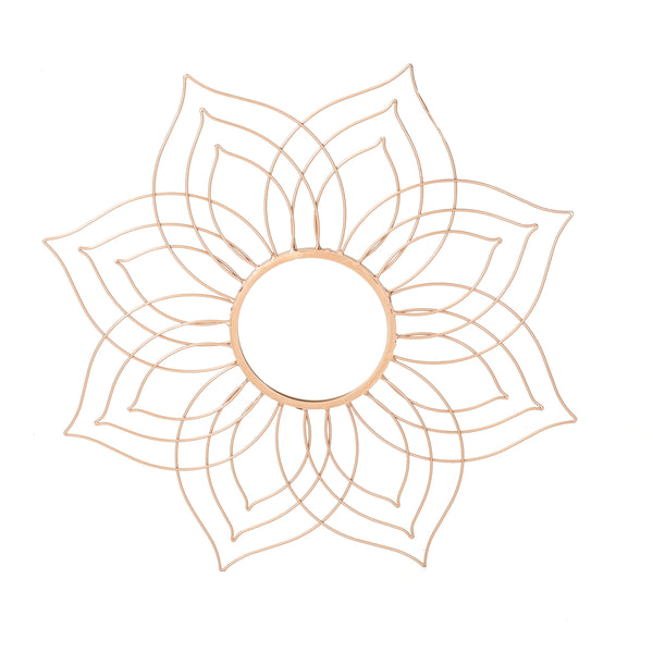 gdf studio Ophelia Floral Finished Wall Mirror